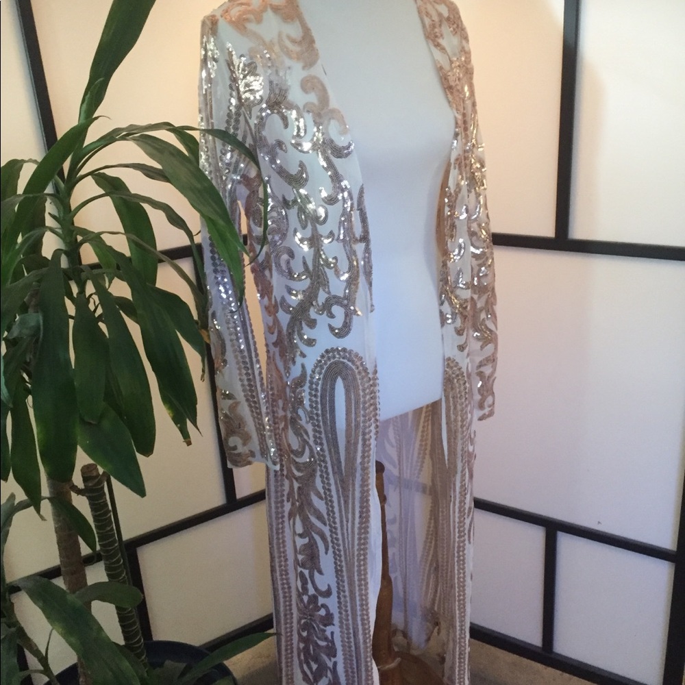 COPY - Beautiful sequinned long jacket